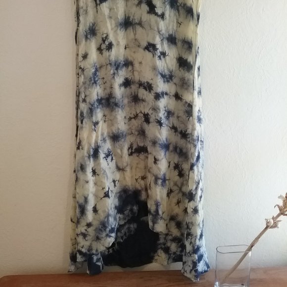 Tie Dye Embroidered Maxi Dress - Picture 4 of 12